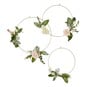Ginger Ray Gold Floral Hanging Hoops 3 Pack image number 1