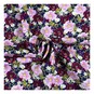Nocturne Flora Midnight Bouquet Cotton Fabric by the Metre image number 1