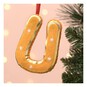 Hanging Felt Letter U Decoration image number 1