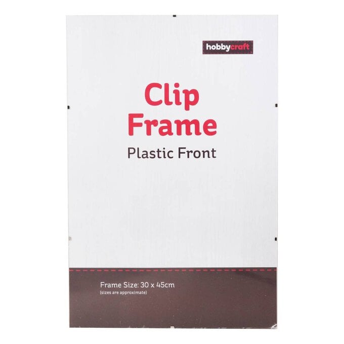 Plastic Clip Frame 30cm x 45cm image number 1