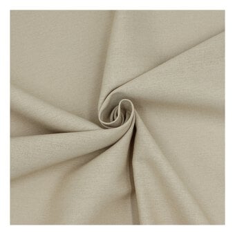 Beige Linen Blend Fabric by the Metre