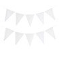 White Scalloped Edge Bunting 5m image number 1