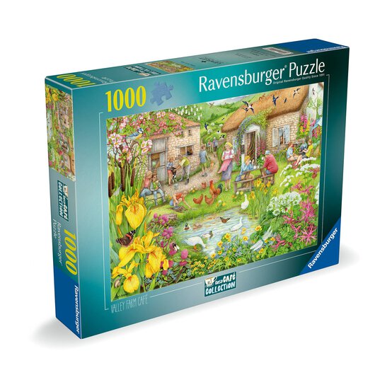 Ravensburger Valley Farm Café Jigsaw Puzzle 1000 Pieces image number 1