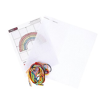 Rainbow Mini Cross Stitch Kit image number 2