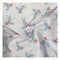 Blue and Pink Floral Delight Polycotton Fabric by the Metre image number 1
