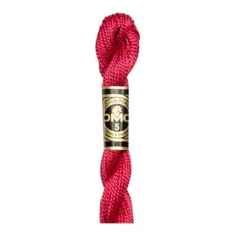 DMC Red Pearl Cotton Thread Size 5 25m (309)
