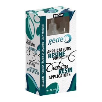 Pebeo Gedeo Glazing Resin Applicators 6 Pack