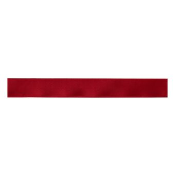 Trimits Scarlet Double-Faced Satin Ribbon by the Metre 25mm