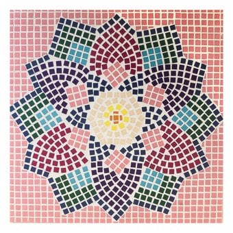 Large Pink Mandala Mosaic Kit 20cm