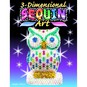 KSG 3D Owl Sequin Art image number 3