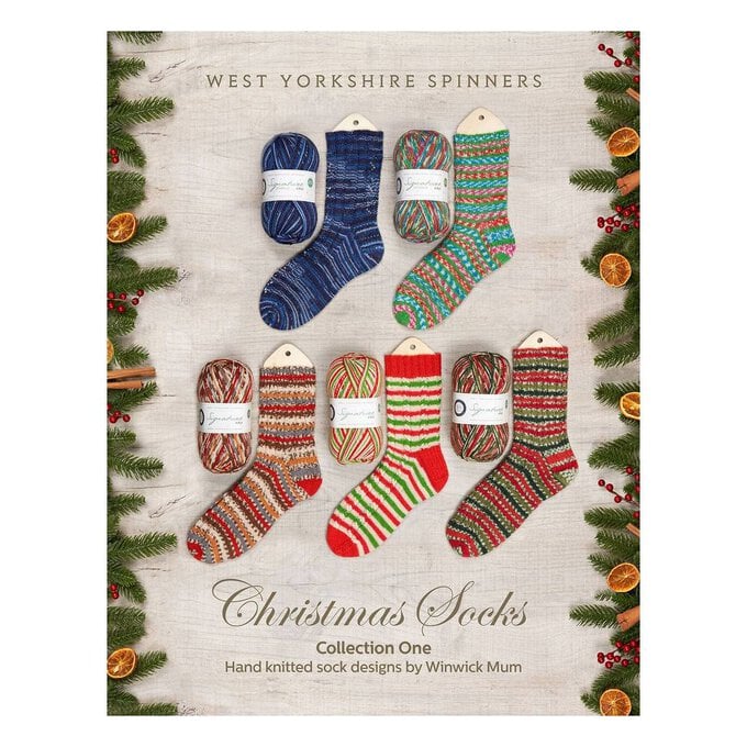 West Yorkshire Spinners Christmas Socks Collection Pattern Book image number 1