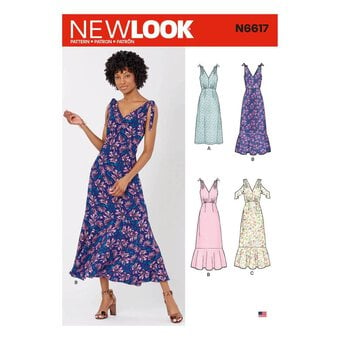 New Look Women's Dress Sewing Pattern N6617