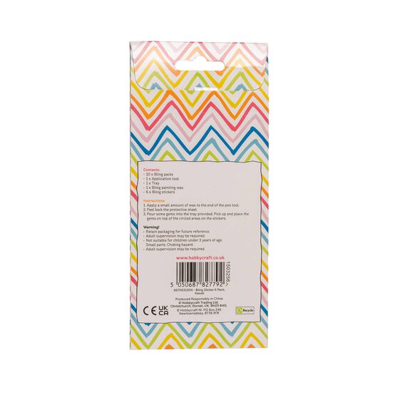 Kawaii Bling Stickers 6 Pack image number 4