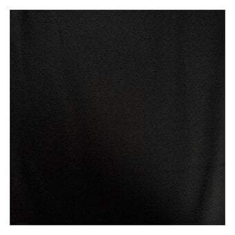 Black Cotton Spandex Jersey Fabric by the Metre image number 2