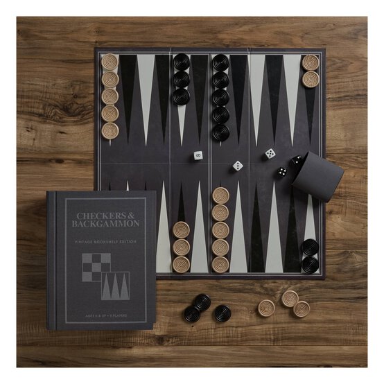 Bookshelf Checkers and Backgammon  image number 4