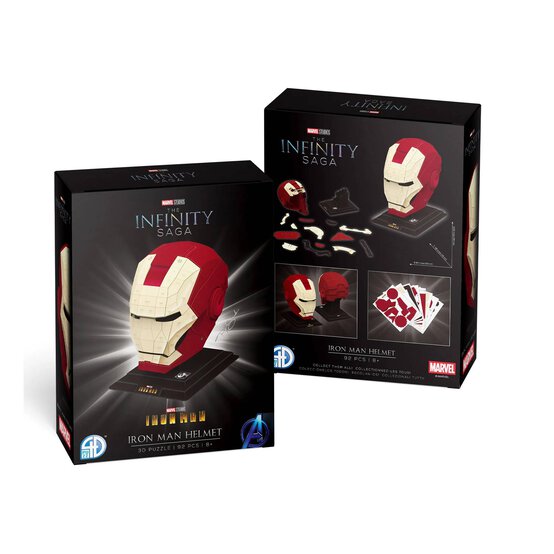 Marvel Studios Iron Man Helmet 3D Puzzle image number 4
