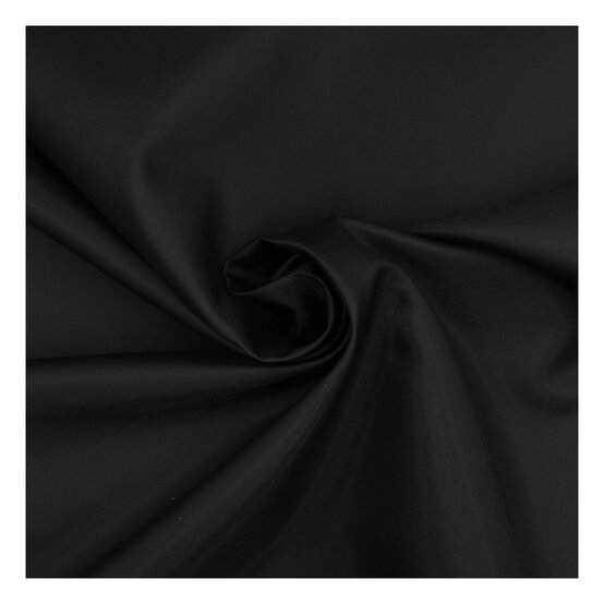 Black PU Fabric by the Metre image number 1