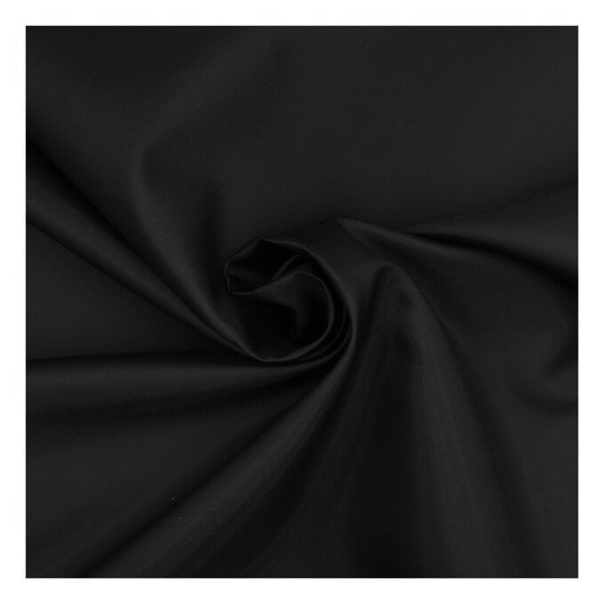 Black PU Fabric by the Metre image number 1
