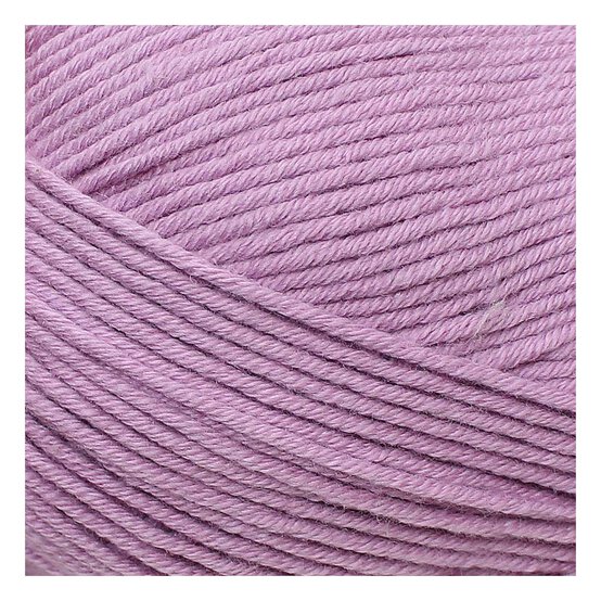 Knitcraft Lilac Cotton Blend Plain DK Yarn 100g image number 3