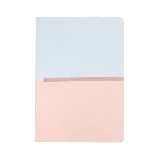 Blue and Pink Hardback Notebook A5 image number 1