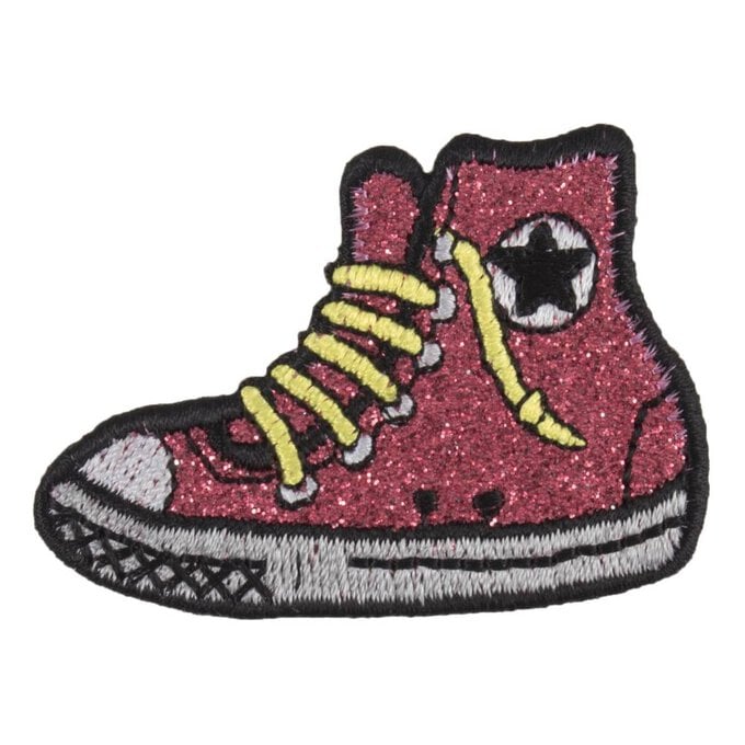 Trimits Glitter Plimsoll Iron-On Patch image number 1