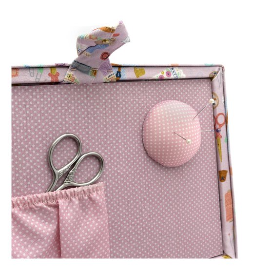 Lilac Sewing Notions Medium Sewing Box image number 4