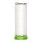 Gutermann White Sew All Recycled rPET Thread 100m (800) image number 1