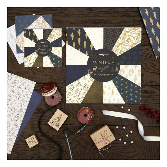 Winter’s Night 12 x 12 Inches Paper Pad 24 Sheets image number 2