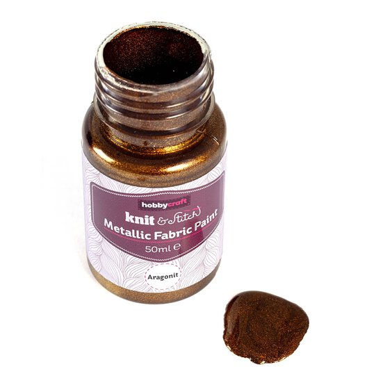 Aragonit Metallic Fabric Paint 50ml image number 2
