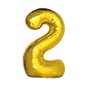 Extra Large Gold Foil Number 2 Balloon image number 1