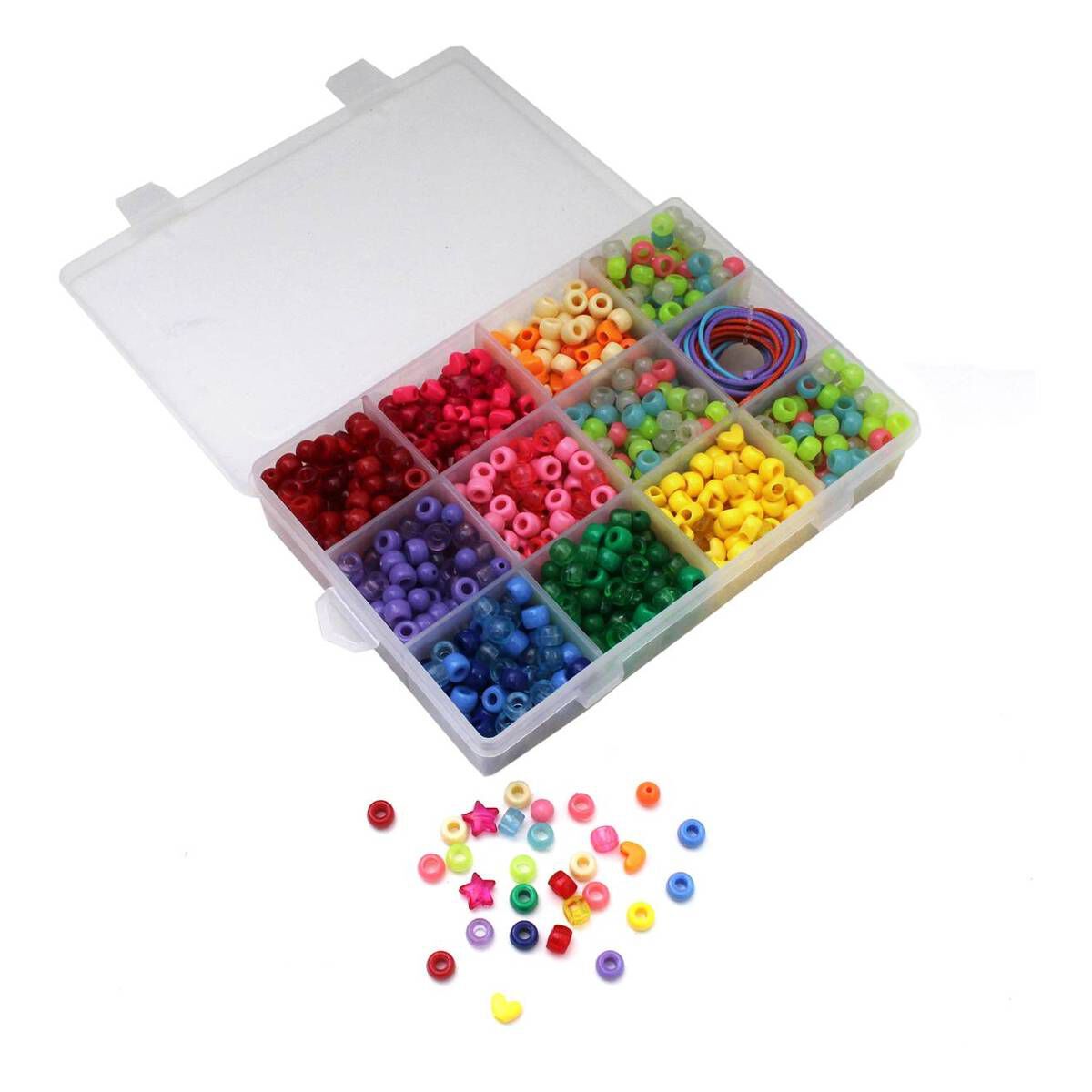 Mixed Pony Bead Set 280g Hobbycraft