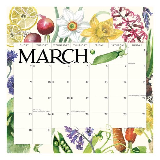 Emma Bridgewater Kitchen Garden Calendar 2026 image number 5