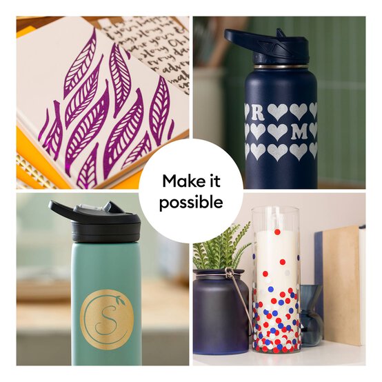 Cricut Gold Permanent Shimmer Smart Vinyl 13 x 36 Inches image number 3