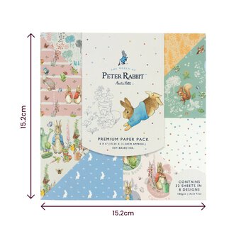 Peter Rabbit 6 x 6 Inches Paper Pack 32 Sheets image number 5