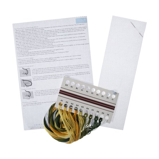 Trimits Lemon Cross Stitch Bookmark Kit image number 4