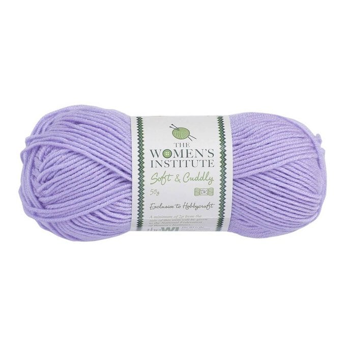 Women's Institute Lilac Soft and Cuddly DK Yarn 50g