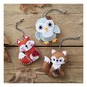 Make Your Own Woodland Creature Felt Decorations 3 Pack image number 1