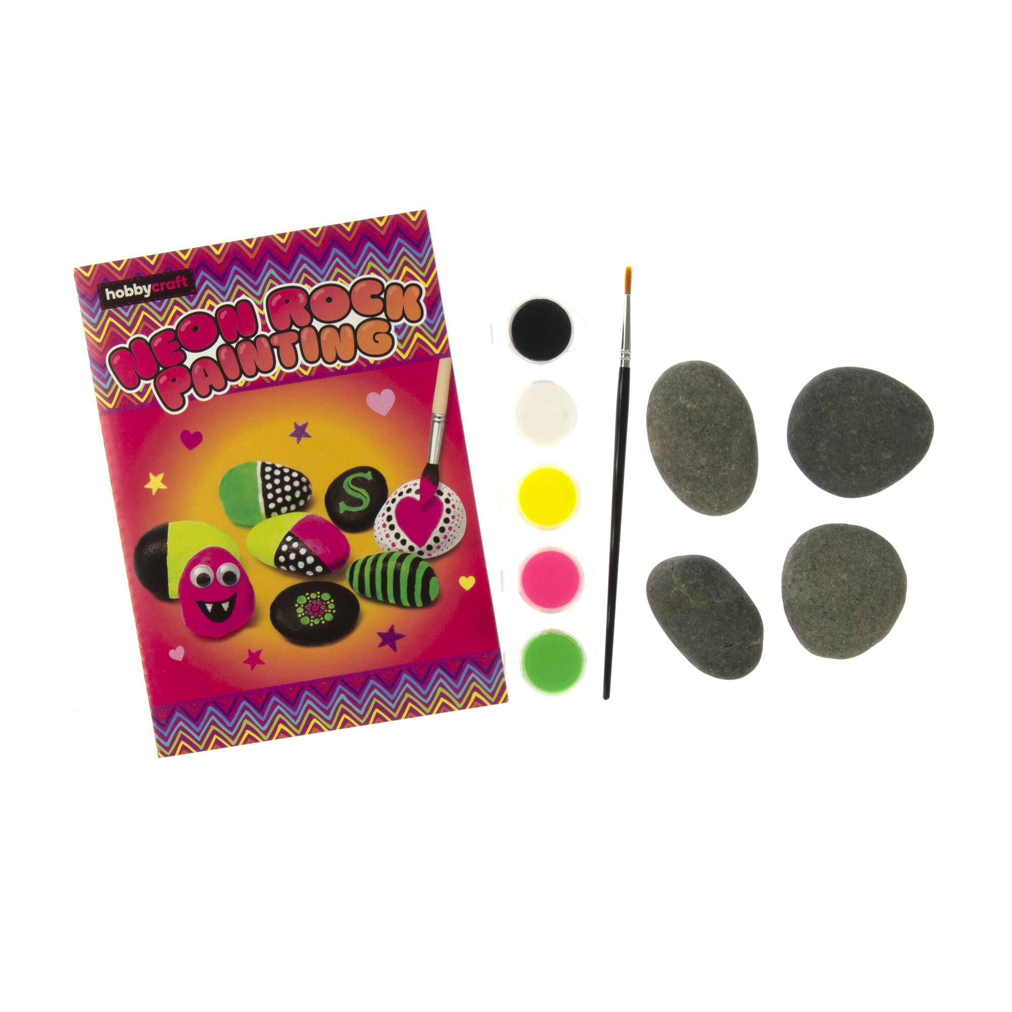 Neon Rock Painting Hobbycraft