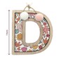Hanging Wooden Letter D 7.5cm image number 3
