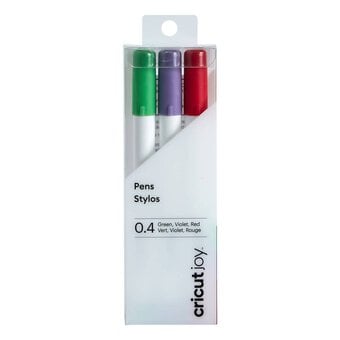 Cricut Joy Green, Violet and Red Fine Point Pens 3 Pack