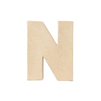 Mini Mache Letter N 10cm image number 5