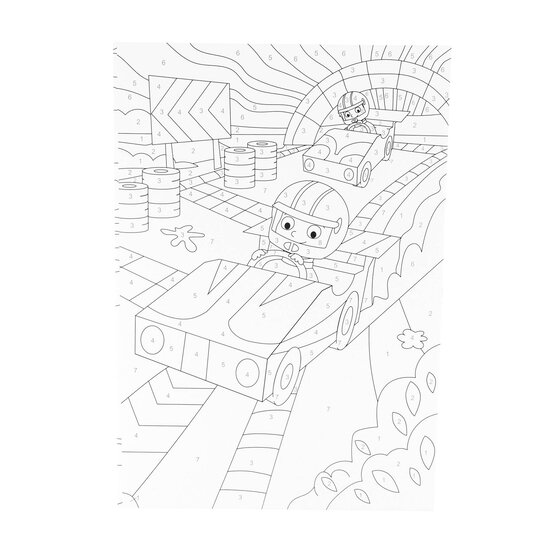 Race Car Paint by Numbers image number 3