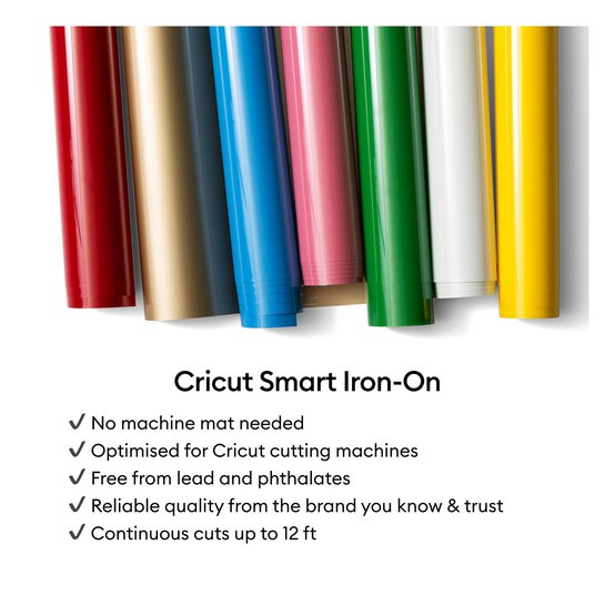 Cricut Black Glitter Smart Iron-On 13 x 36 Inches image number 2