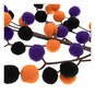 Orange, Purple and Black Pom Pom Pick 62cm image number 3