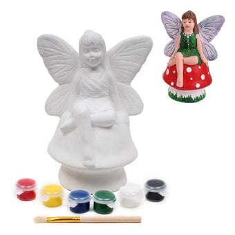 Paint Your Own Fairy Money Box 16cm x 12cm x 10cm