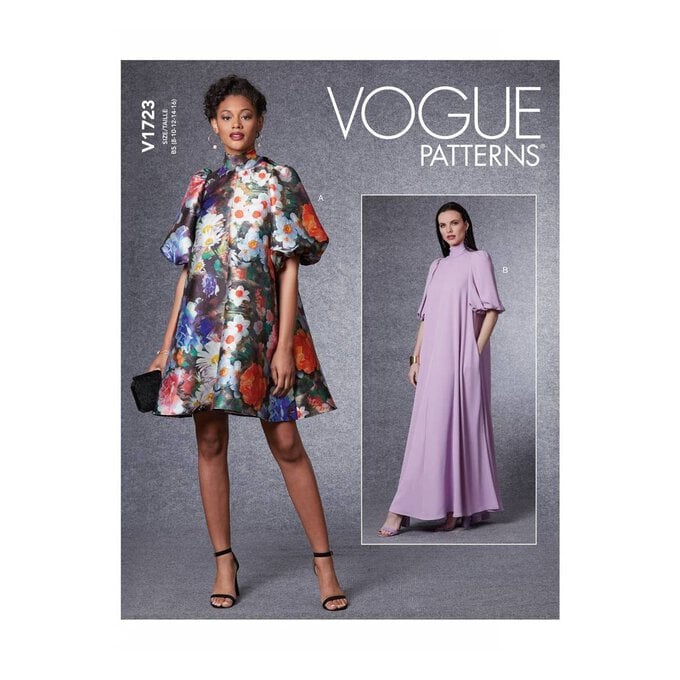 Vogue Women’s Dress Sewing Pattern V1723 (16-24) image number 1