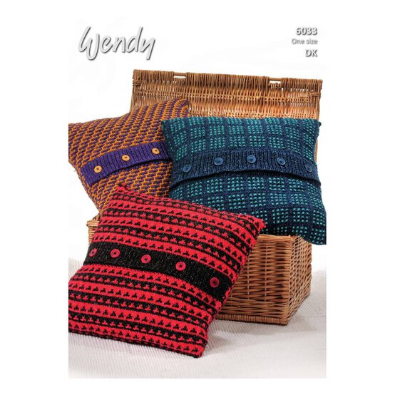 Wendy Pixile DK Two Tone Cushions Digital Pattern 6033 image number 1