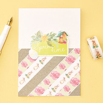 How to Make a Washi Tape Easter Card