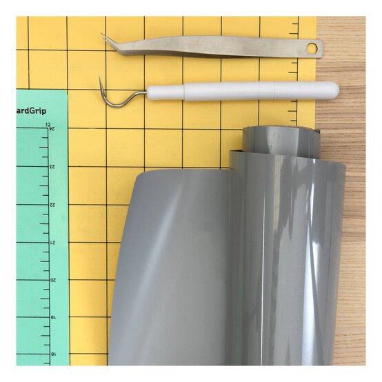 Siser Grey Easyweed Heat Transfer Vinyl 30cm x 50cm image number 4