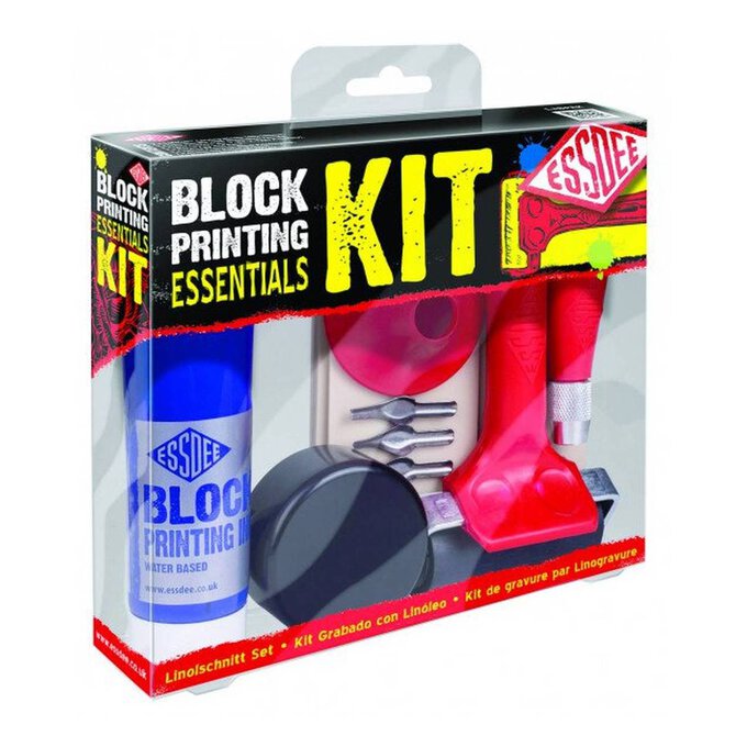 Essdee Block Printing Essentials Kit Hobbycraft